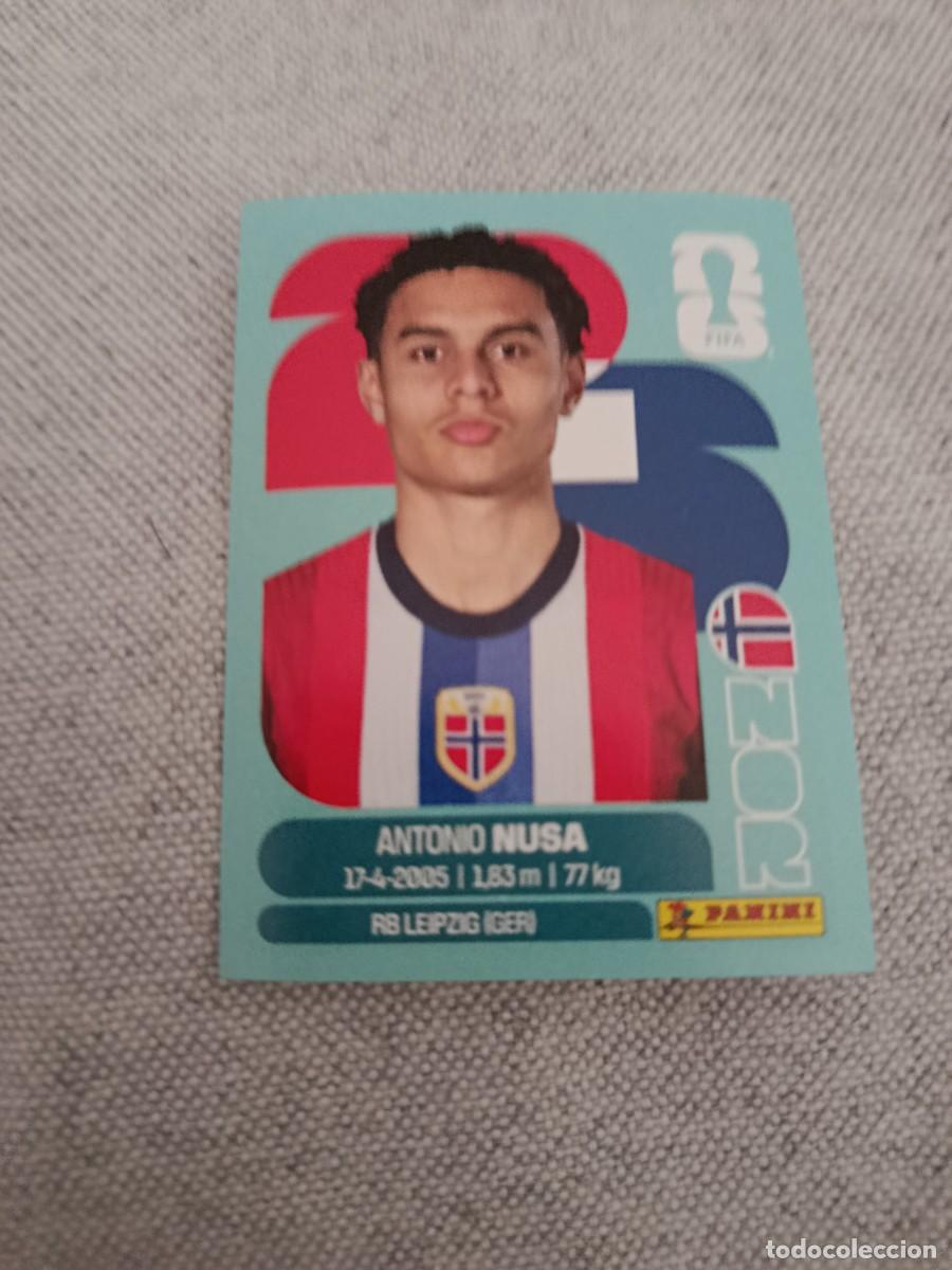 Cromos de f&uacute;tbol: Mundial Estados Unidos-Mexico-Canad&aacute; 2026. 19- Nusa. Noruega. Nunca pegado.