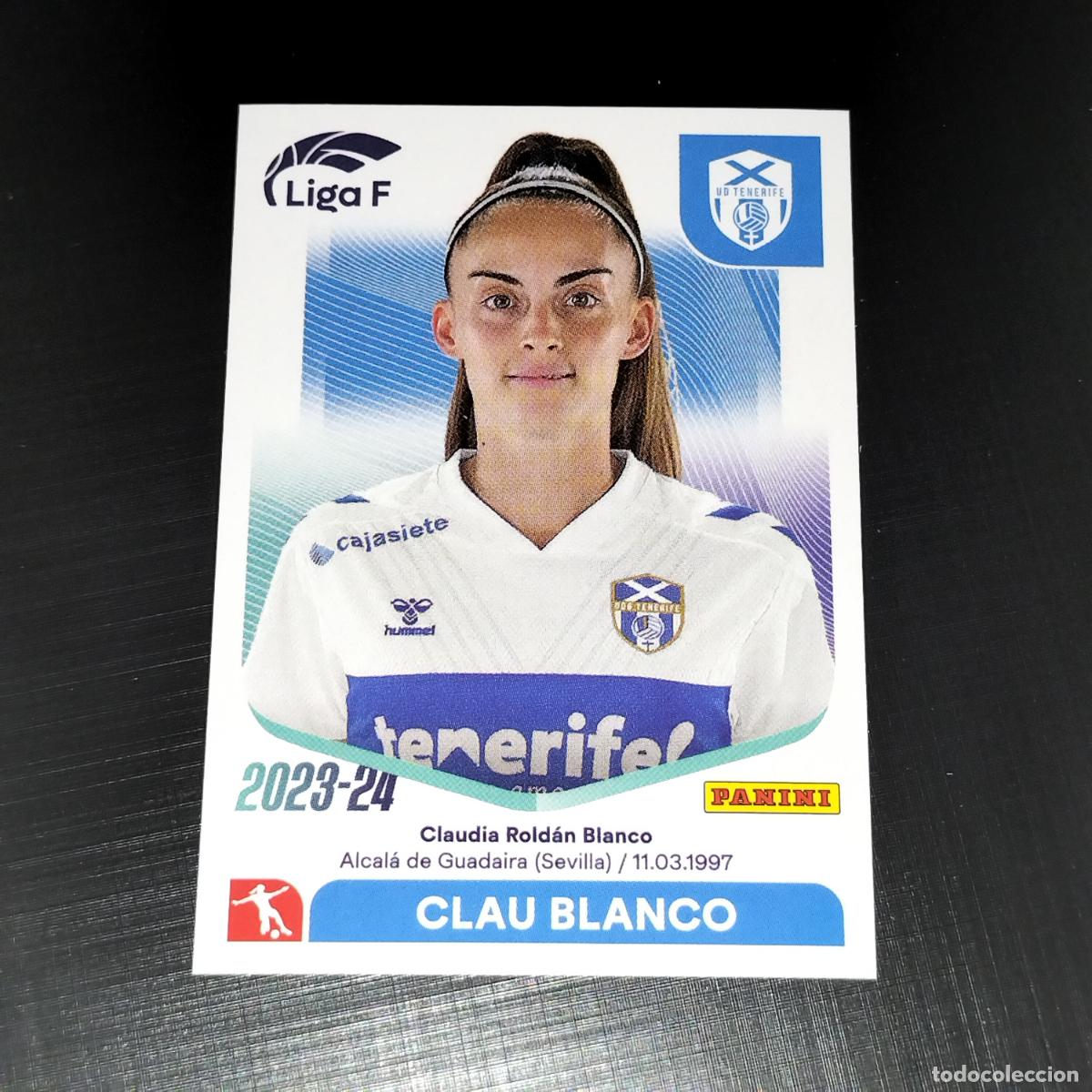 Cromos de f&uacute;tbol: N&ordm; 86 A CLAU BLANCO COSTA ADEJE TENERIFE CROMOS LIGA F FEMENINA PANINI 2023 2024 23 24