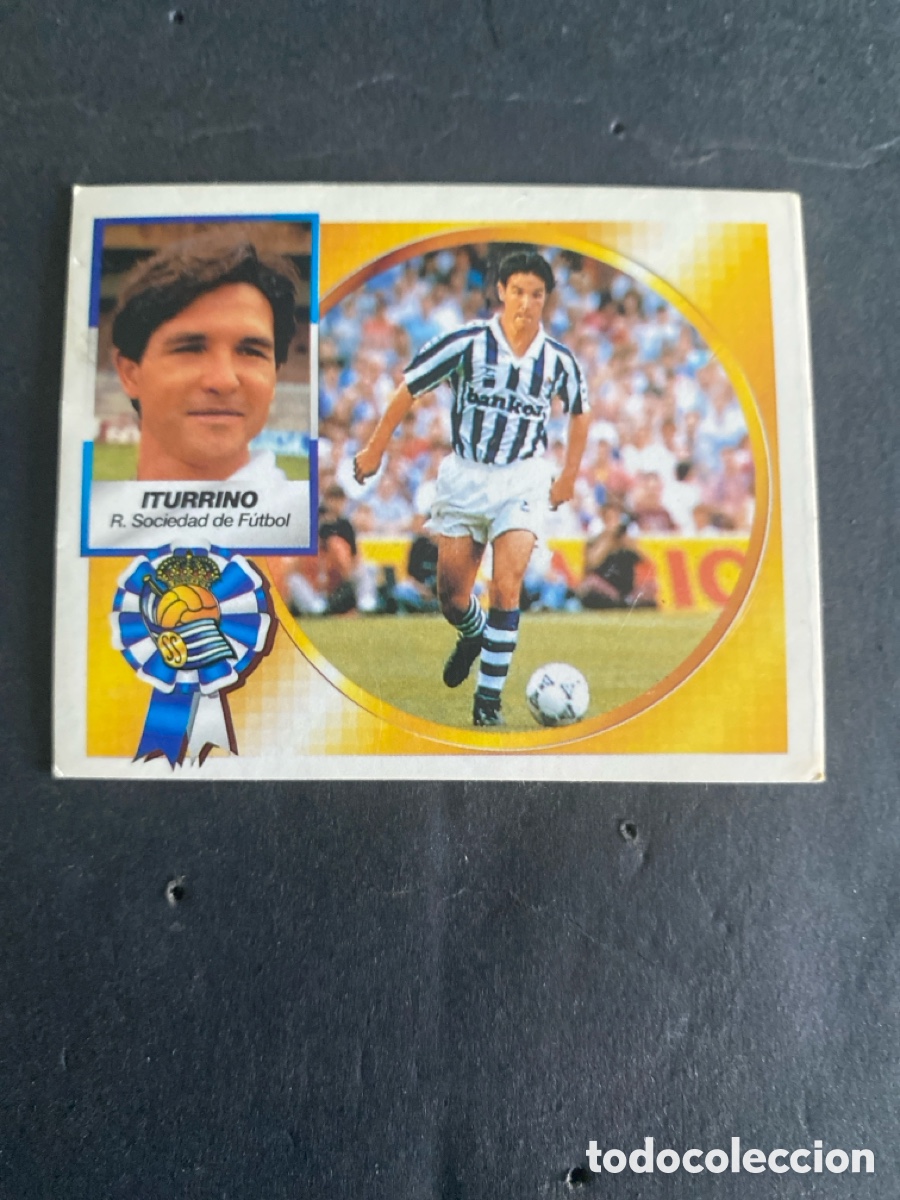 Football Stickers: Cromo liga 94/95 R Sociedad Fichaje N* 11 Iturrino nunca pegado