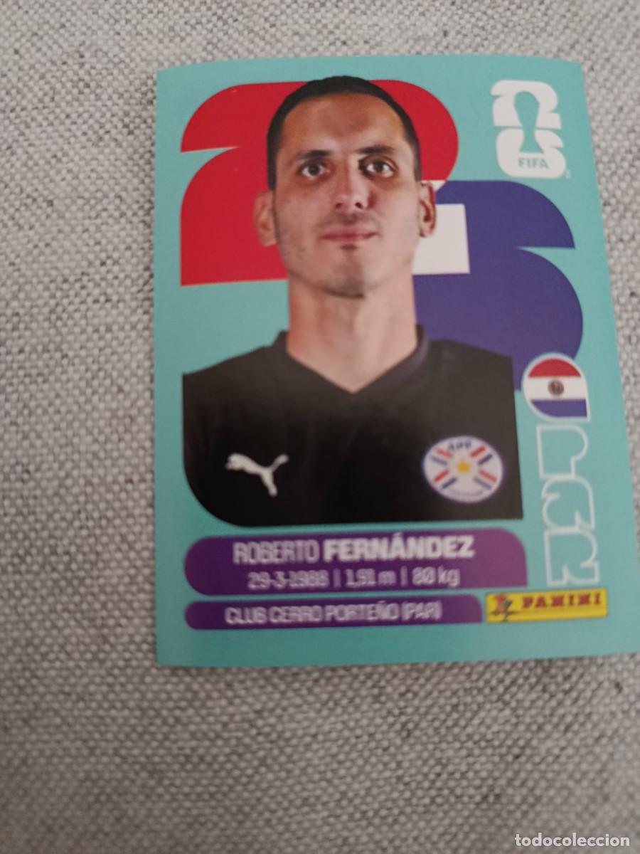 Football Stickers: Mundial Estados Unidos-Mexico-Canad&aacute; 2026. 2- Fern&aacute;ndez. Paraguay. Nunca pegado.