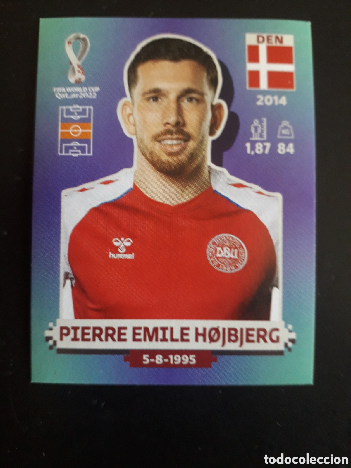 Football Stickers: PIERRE EMILE H&Oslash;JBJERG DINAMARCA N&deg; 13 COPA MUNDIAL DE F&Uacute;TBOL QATAR 2022 22 PANINI PEDIDO M&Iacute;NIMO 3&euro;