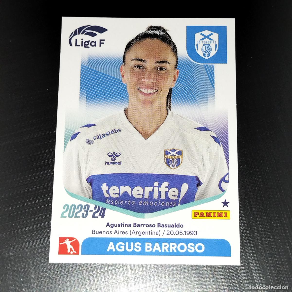 Football Stickers: N&ordm; 87 AGUS BARROSO COSTA ADEJE TENERIFE CROMOS LIGA F FEMENINA PANINI 2023 2024 23 24
