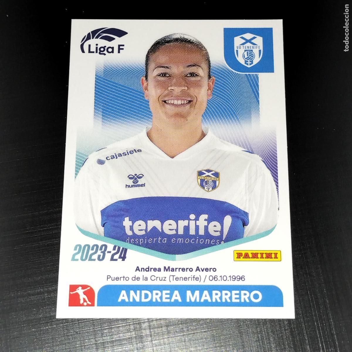 Football Stickers: N&ordm; 88 A ANDREA MARRERO COSTA ADEJE TENERIFE CROMOS LIGA F FEMENINA PANINI 2023 2024 23 24