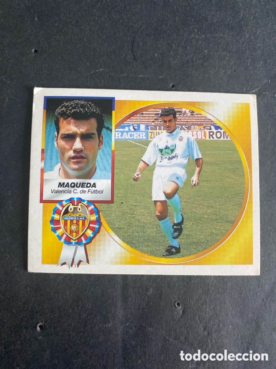 Cromos de f&uacute;tbol: Cromo liga 94/95 Valencia Fichaje N* 15 Maqueda nunca pegado