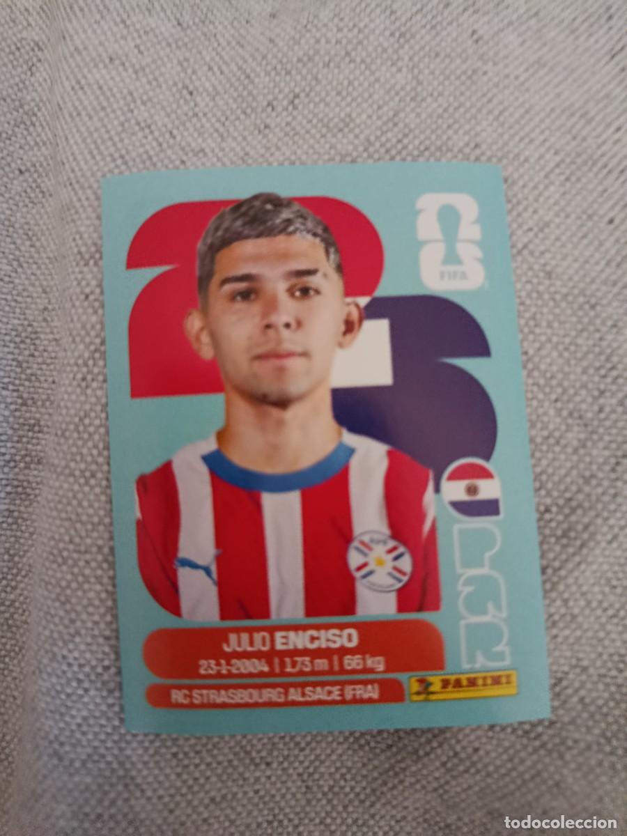 Cromos de f&uacute;tbol: Mundial Estados Unidos-Mexico-Canad&aacute; 2026. 15- Enciso. Paraguay. Nunca pegado.