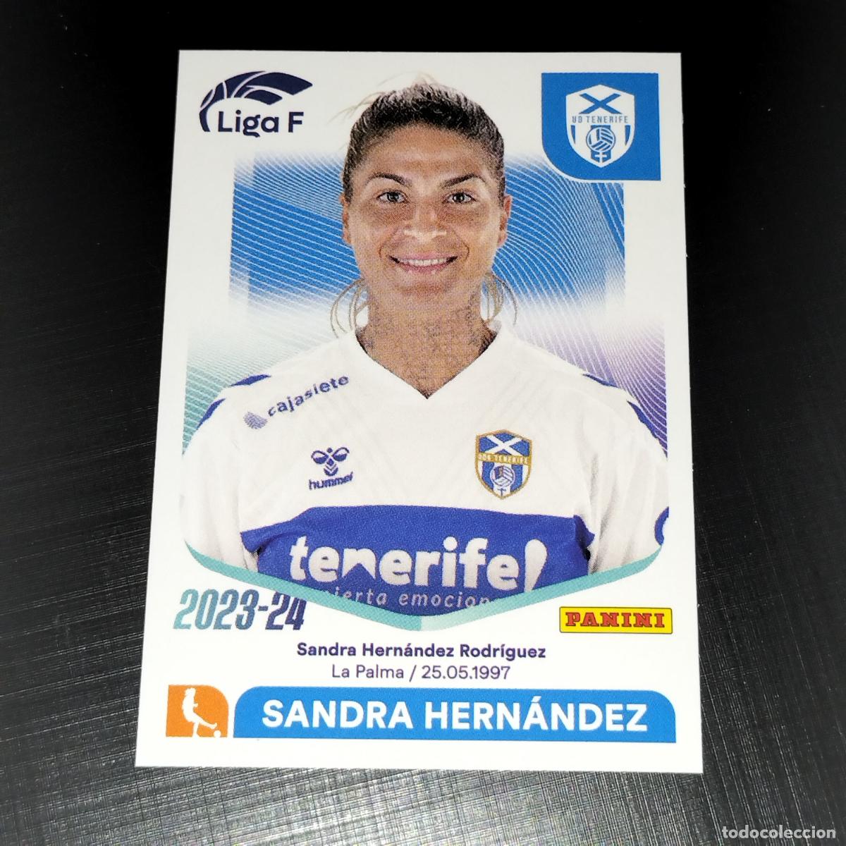 Cromos de f&uacute;tbol: N&ordm; 93 SANDRA HERNANDEZ COSTA ADEJE TENERIFE CROMOS LIGA F FEMENINA PANINI 2023 2024 23 24