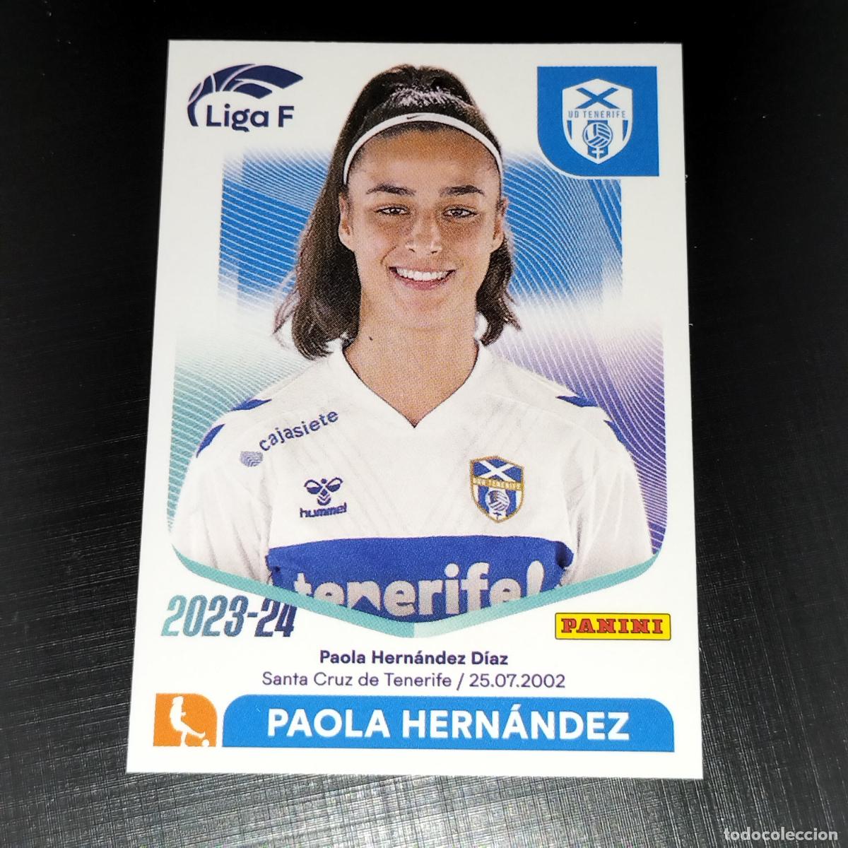 Cromos de f&uacute;tbol: N&ordm; 94 PAOLA HERNANDEZ COSTA ADEJE TENERIFE CROMOS LIGA F FEMENINA PANINI 2023 2024 23 24