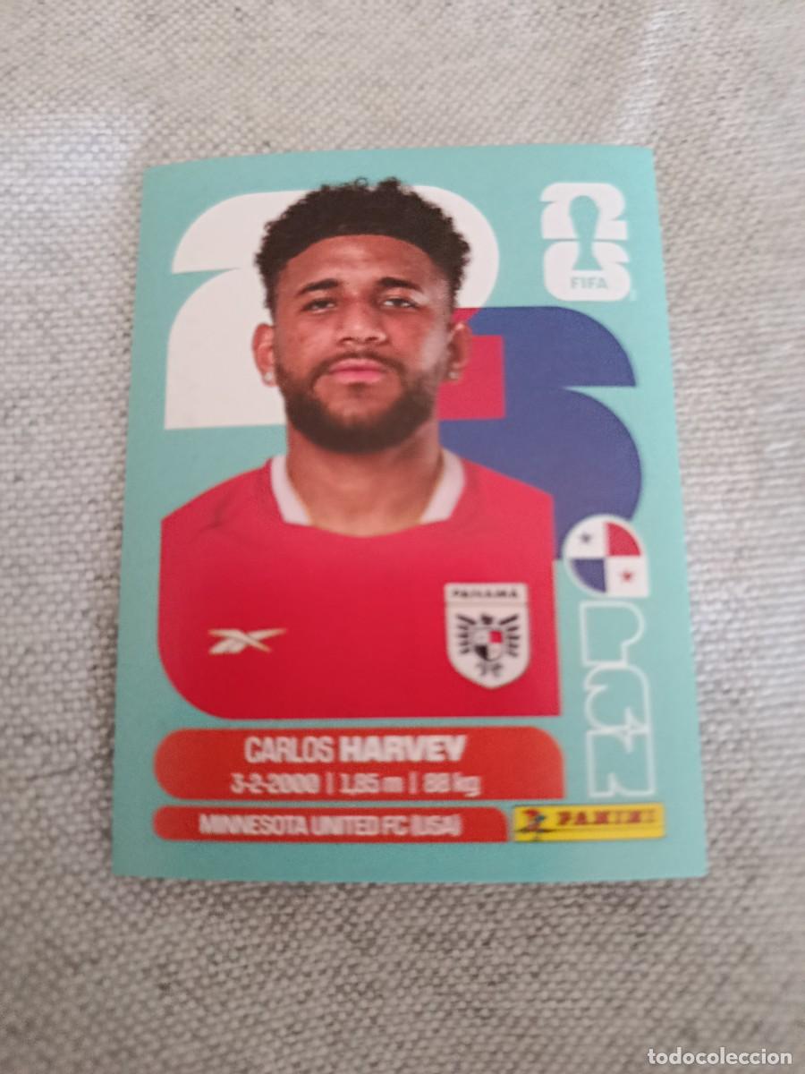 Cromos de f&uacute;tbol: Mundial Estados Unidos-Mexico-Canad&aacute; 2026. 15- Harvey. Panam&aacute;. Nunca pegado.