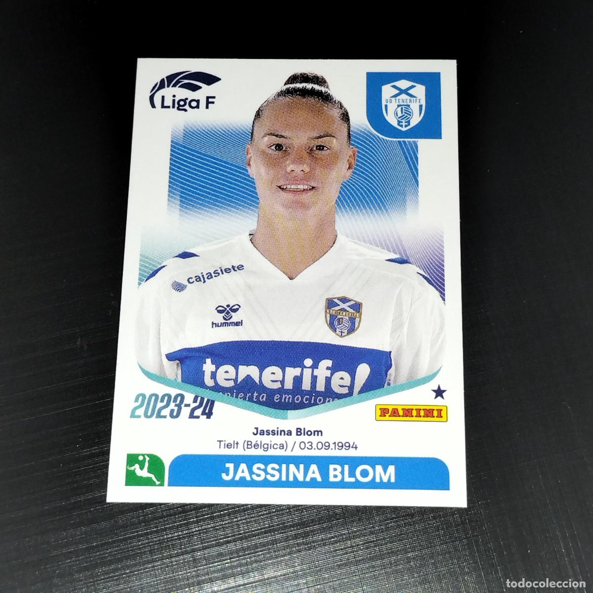 Cromos de f&uacute;tbol: N&ordm; 99 JASSINA BLOM COSTA ADEJE TENERIFE CROMOS LIGA F FEMENINA PANINI 2023 2024 23 24