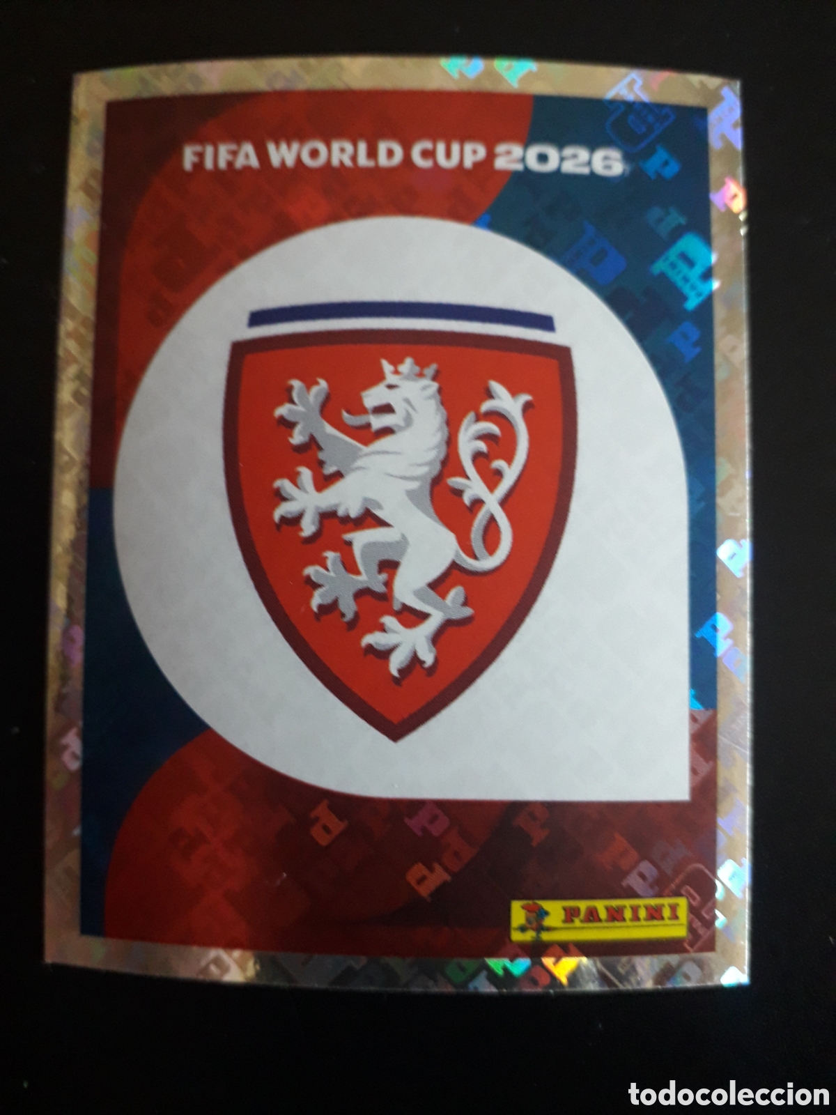 Cartes &agrave; collectionner de Football: ESCUDO REP CHECA/CHEQUIA CZE 1 MUNDIAL F&Uacute;TBOL 2026 FIFA WORLD CUP PANINI SIN PEGAR PEDIDO M&Iacute;NIMO 3&euro;.