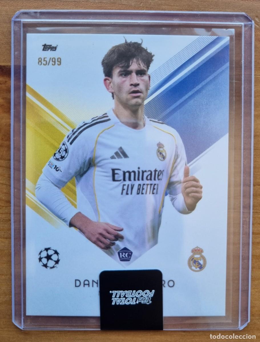 Cromos de f&uacute;tbol: DANI MESONERO (Real Madrid CF) NUMERADA /99 (Rookie Card). TOPPS Total Football 2025 2026 25 26