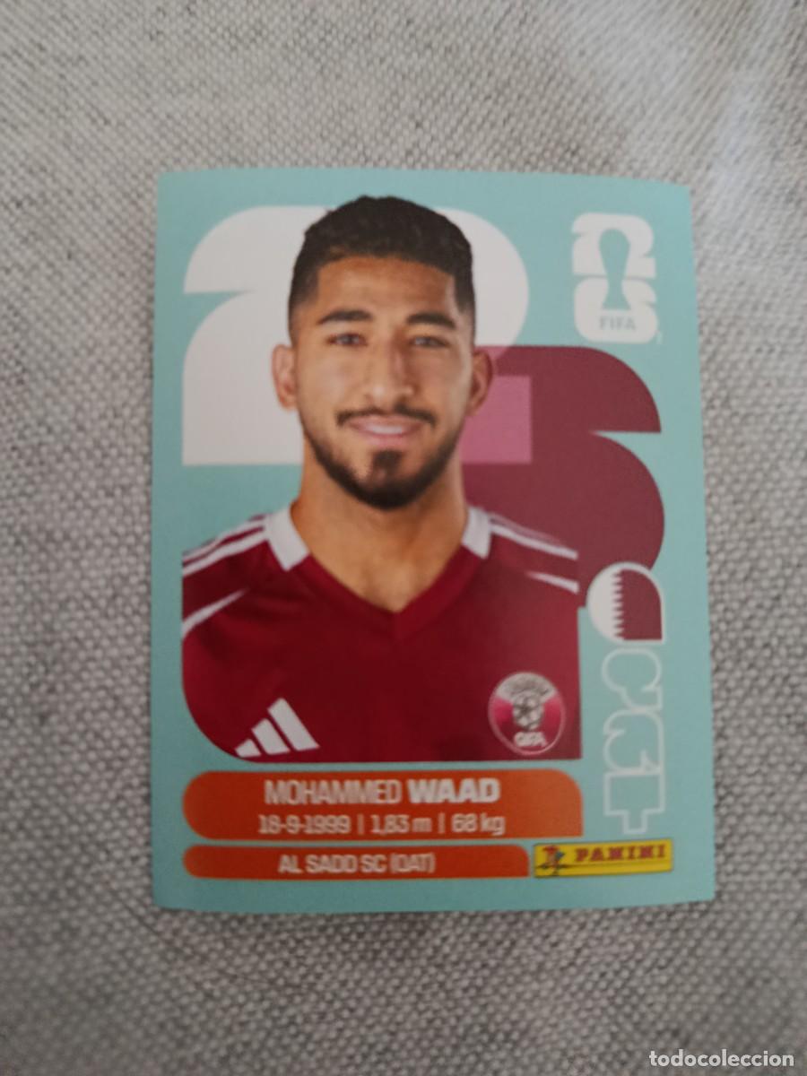 Cromos de f&uacute;tbol: Mundial Estados Unidos-Mexico-Canad&aacute; 2026. 14- Waad. Qatar. Nunca pegado.