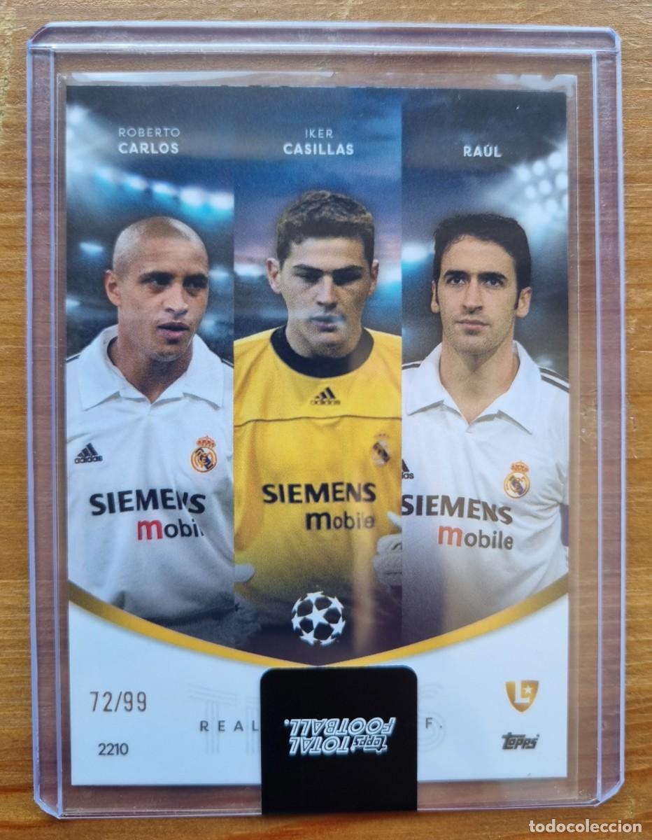 Cromos de f&uacute;tbol: TR&Iacute;O LEGENDS (Real Madrid CF) NUMERADA /99. TOPPS Total Football 2025 2026 25 26