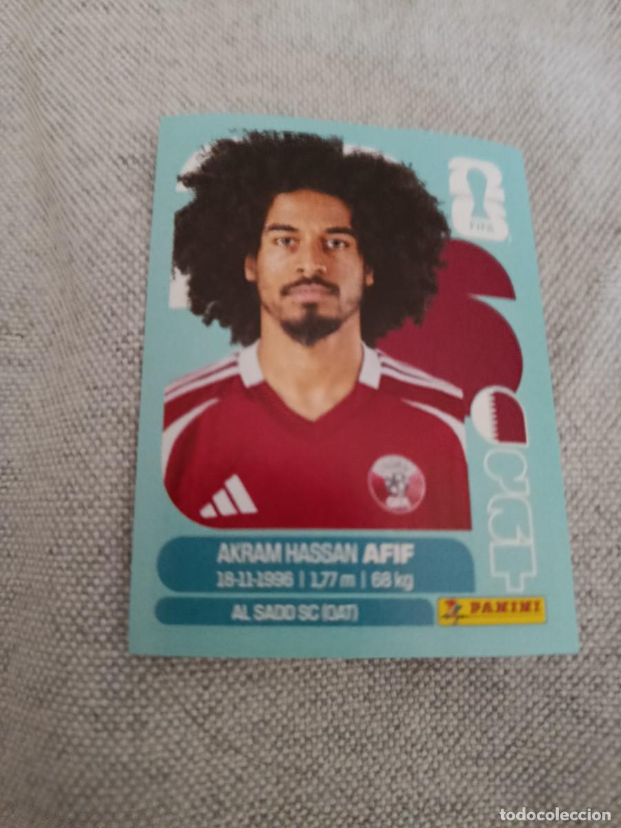 Cromos de f&uacute;tbol: Mundial Estados Unidos-Mexico-Canad&aacute; 2026. 18- Afif. Qatar. Nunca pegado.