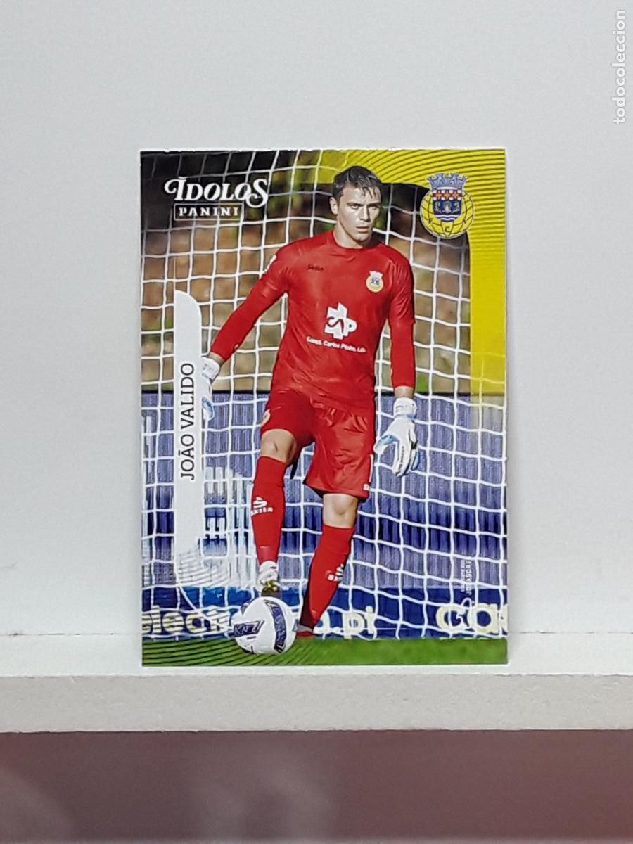 Cromos de f&uacute;tbol: PORTUGUES 2025 2026 IDOLOS 25 26 CROMO PANINI FUTEBOL N 128 AROUCA JOAO NUNO FIGUEIREDO VALIDO