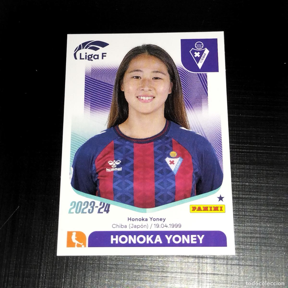 Cromos de f&uacute;tbol: N&ordm; 115 HONOKA YONEY SD EIBAR CROMOS LIGA F FEMENINA PANINI 2023 2024 23 24