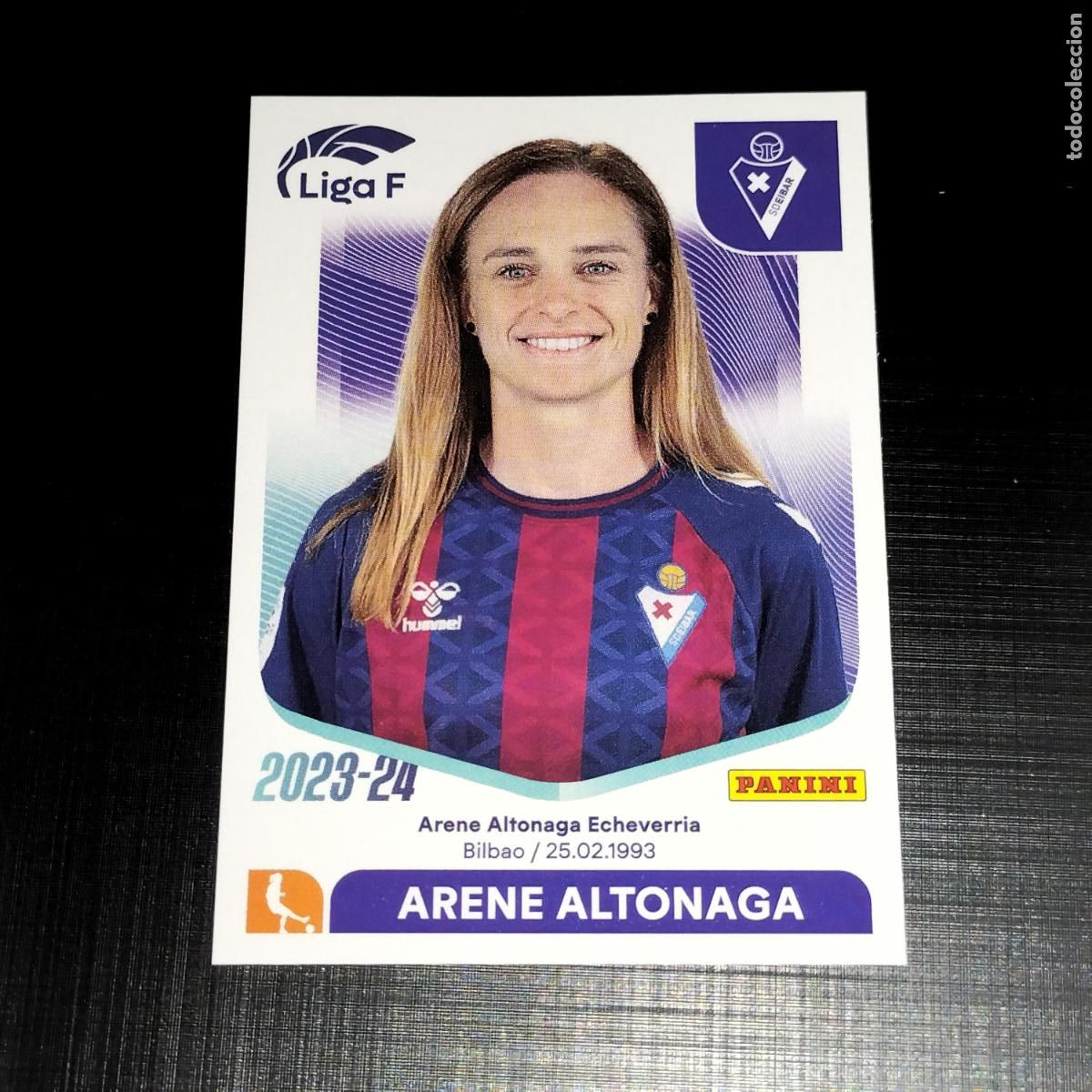 Cromos de f&uacute;tbol: N&ordm; 116 ARENE ALTONAGA SD EIBAR CROMOS LIGA F FEMENINA PANINI 2023 2024 23 24