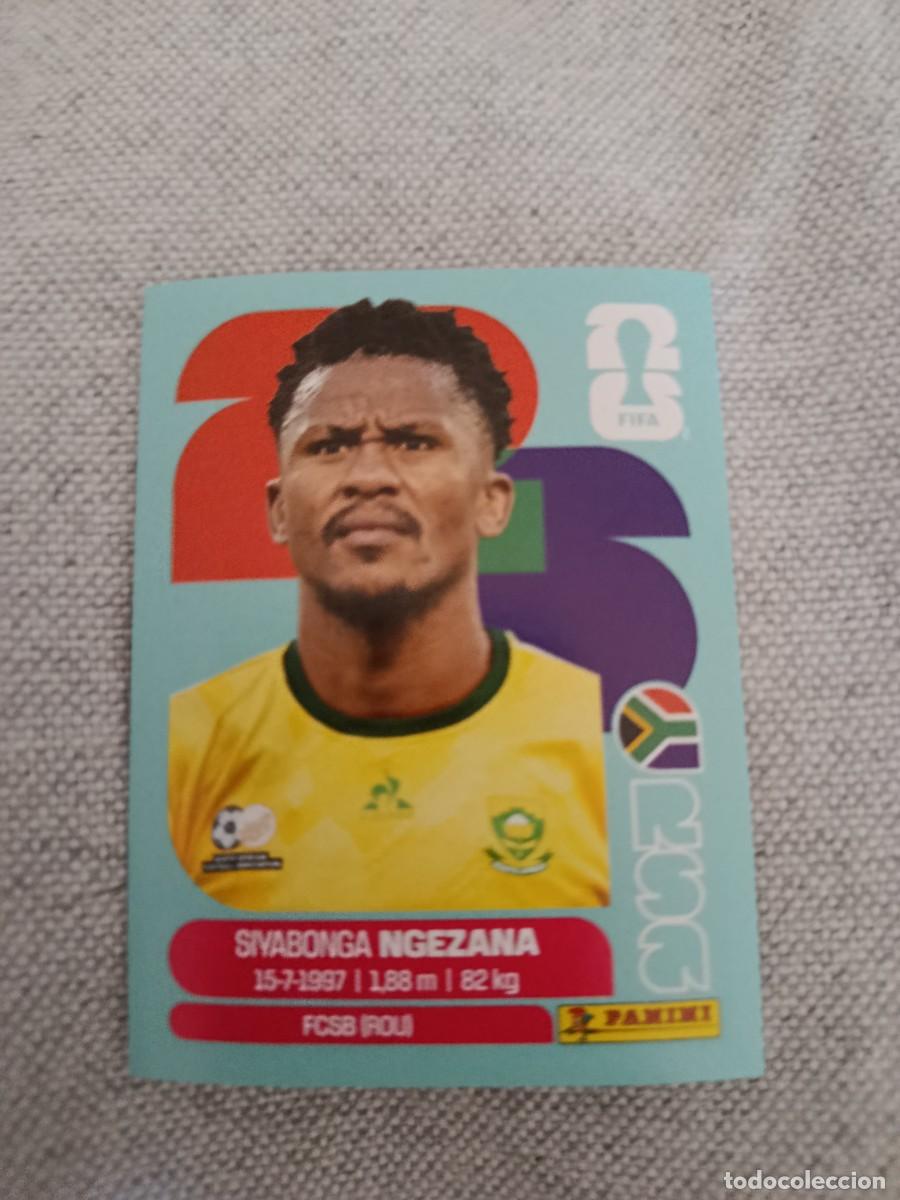 Cromos de f&uacute;tbol: Mundial Estados Unidos-Mexico-Canad&aacute; 2026. 8- Ngezana. Sud&aacute;frica. Nunca pegado.