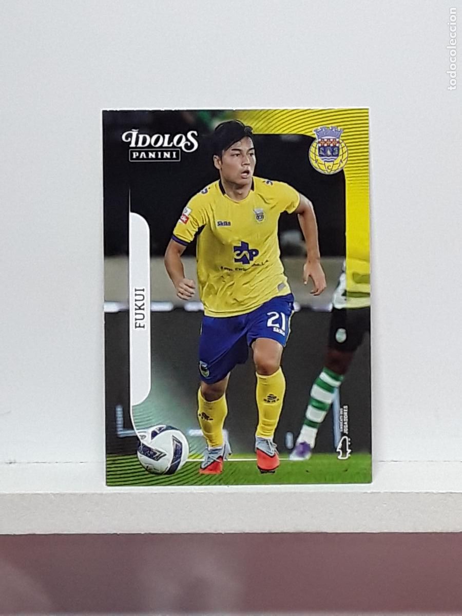 Fu&szlig;ball-Sticker: PORTUGUES 2025 2026 IDOLOS 25 26 CROMO PANINI FUTEBOL N 131 AROUCA TAICHI FUKUI