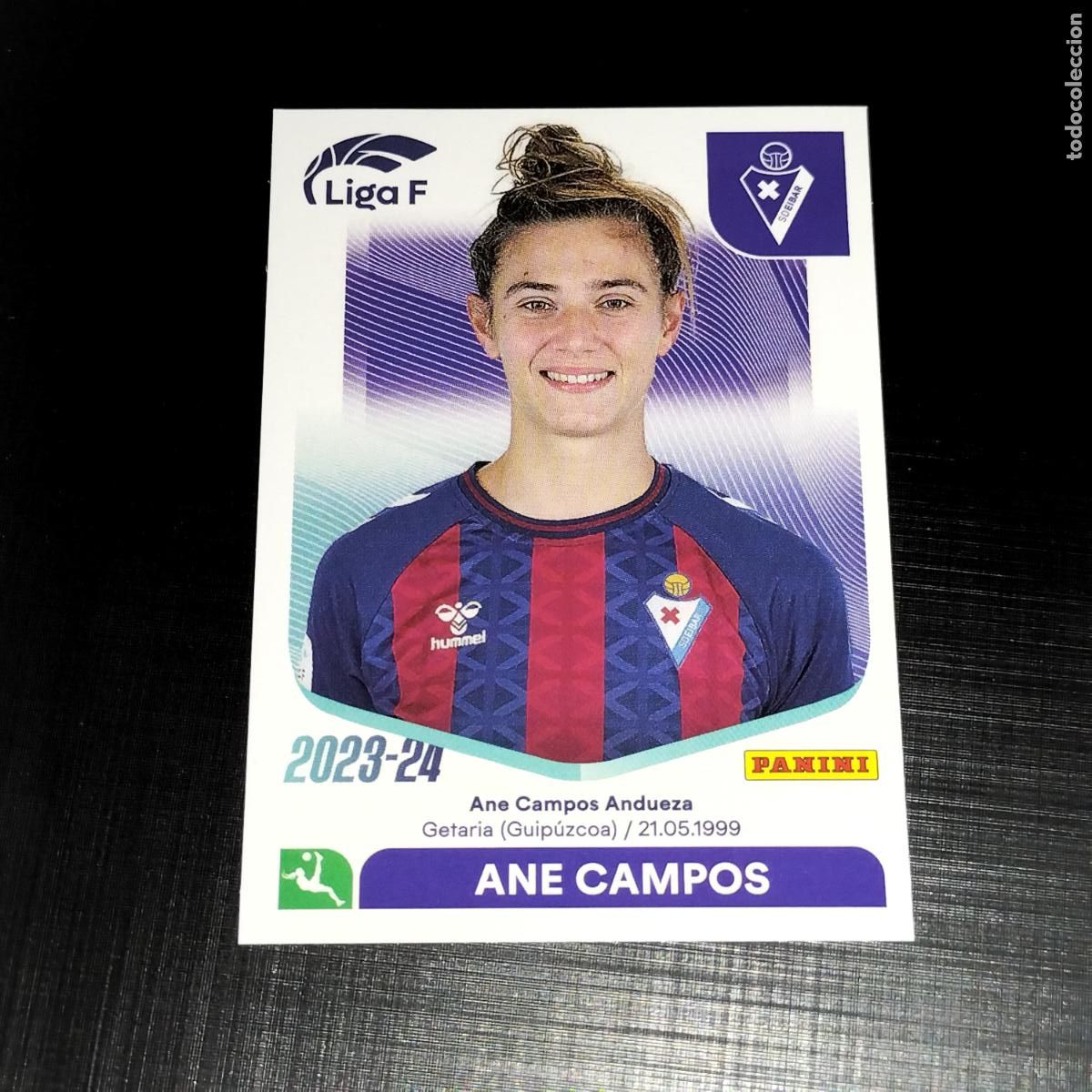 Cromos de f&uacute;tbol: N&ordm; 118 ANE CAMPOS SD EIBAR CROMOS LIGA F FEMENINA PANINI 2023 2024 23 24