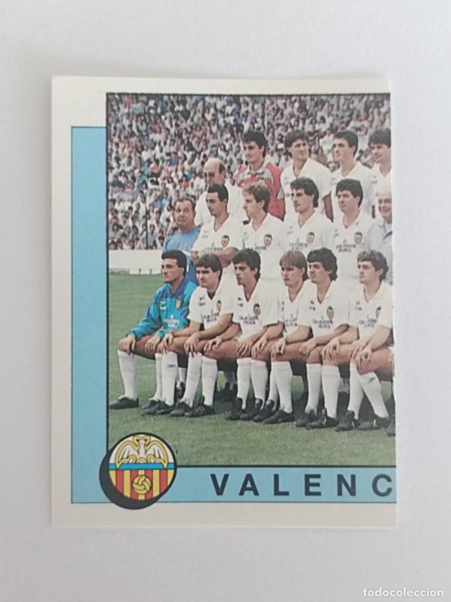 Cromos de f&uacute;tbol: #365 EQUIPO IZQUIERDA (VALENCIA C.F.) FUTBOL 88 PANINI