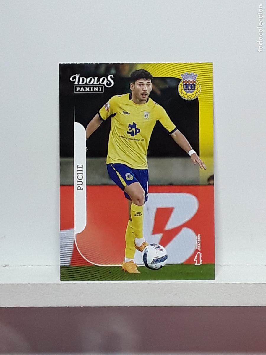 Cromos de f&uacute;tbol: PORTUGUES 2025 2026 IDOLOS 25 26 CROMO PANINI FUTEBOL N 135 AROUCA MIGUEL PUCHE GARCIA