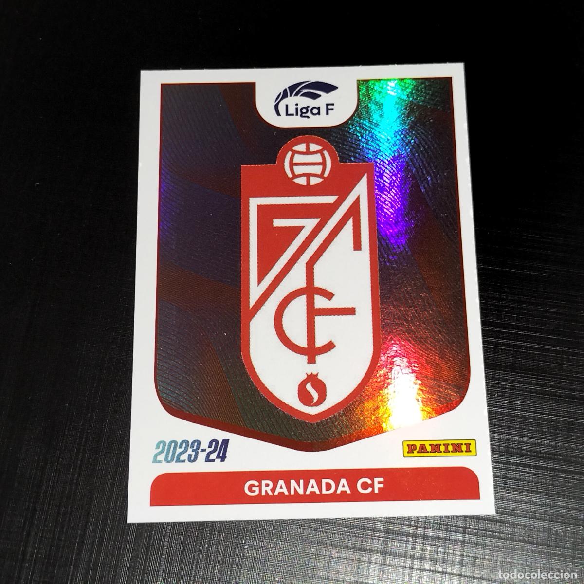 Cromos de f&uacute;tbol: N&ordm; 122 ESCUDO LOGO GRANADA CROMOS LIGA F FEMENINA PANINI 2023 2024 23 24