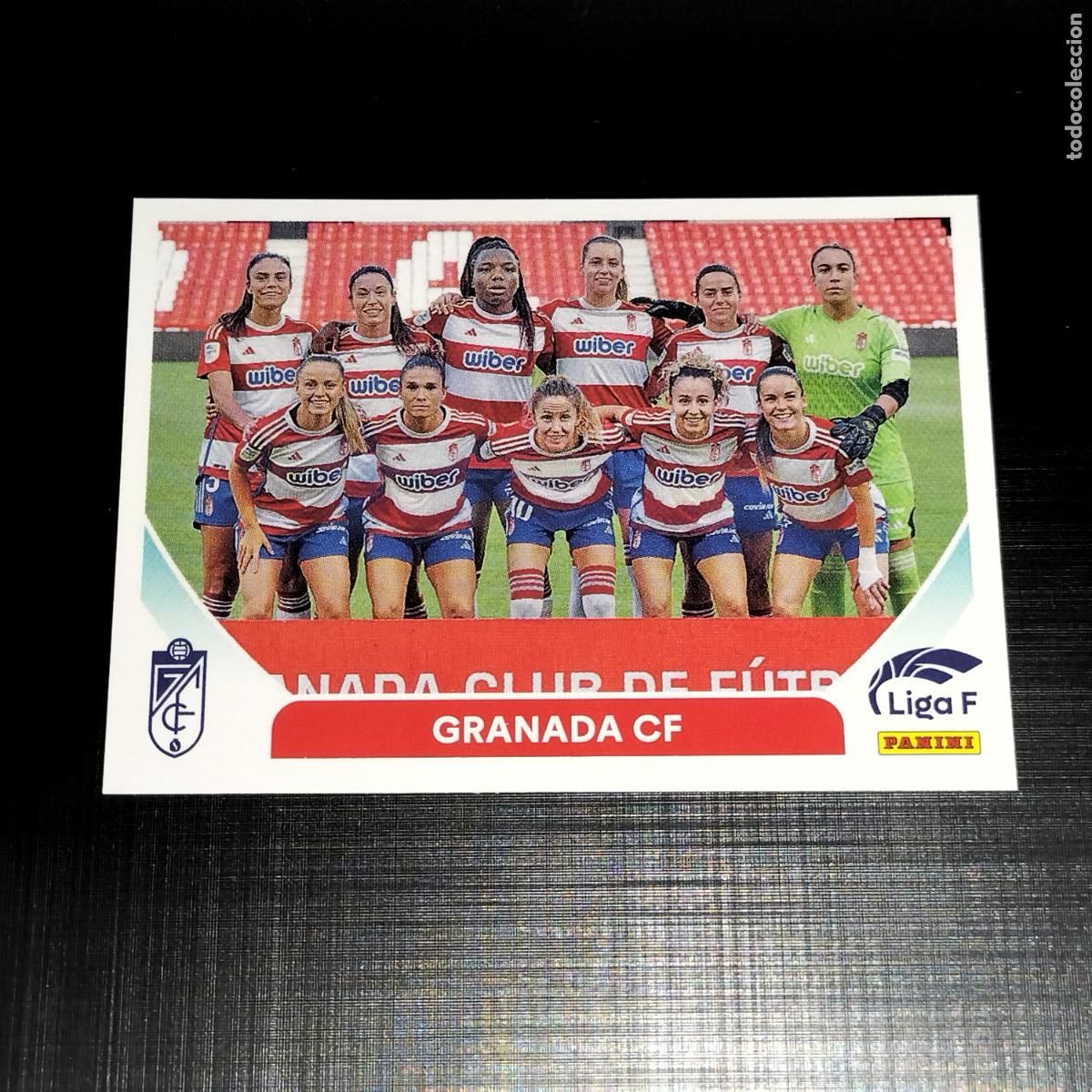 Cromos de f&uacute;tbol: N&ordm; 123 ALINEACION EQUIPO GRANADA CROMOS LIGA F FEMENINA PANINI 2023 2024 23 24