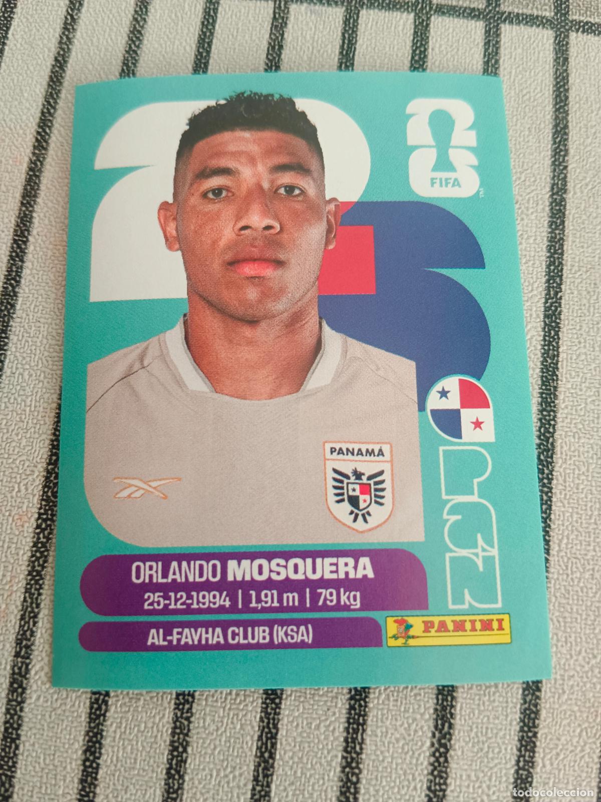Cromos de f&uacute;tbol: MUNDIAL 2026 ESTADOS UNIDOS USA MEXICO MEJICO CANADA PAN 2 PAN2 ORLANDO MOSQUERA PANAMA FIFA