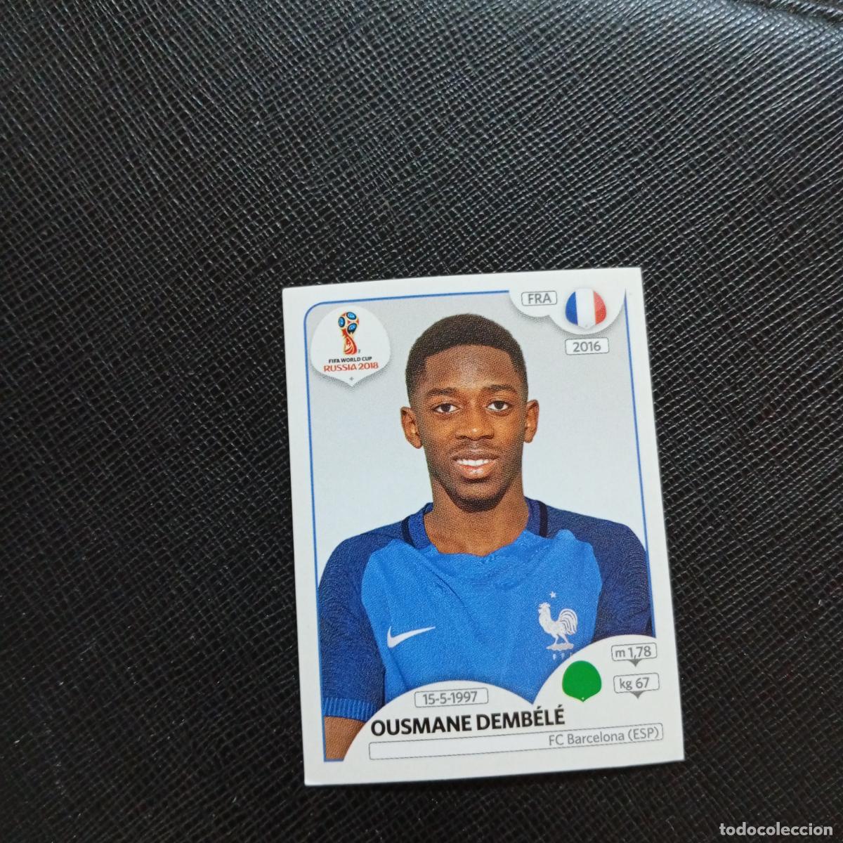 Cromos de f&uacute;tbol: 209 DEMBELE FRANCIA PANINI MUNDIAL RUSIA 2018 CROMO FUTBOL 18 - SIN PEGAR - CJ2 ...