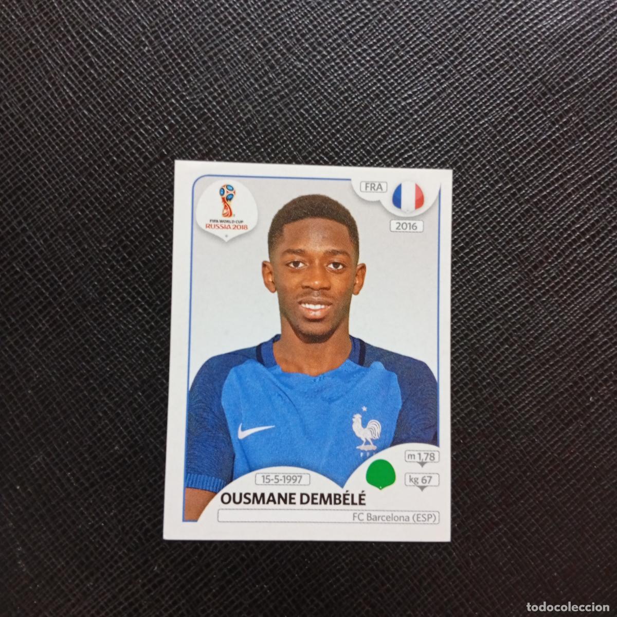 Cromos de f&uacute;tbol: 209 DEMBELE FRANCIA PANINI MUNDIAL RUSIA 2018 CROMO FUTBOL 18 - SIN PEGAR - CJ2 ...