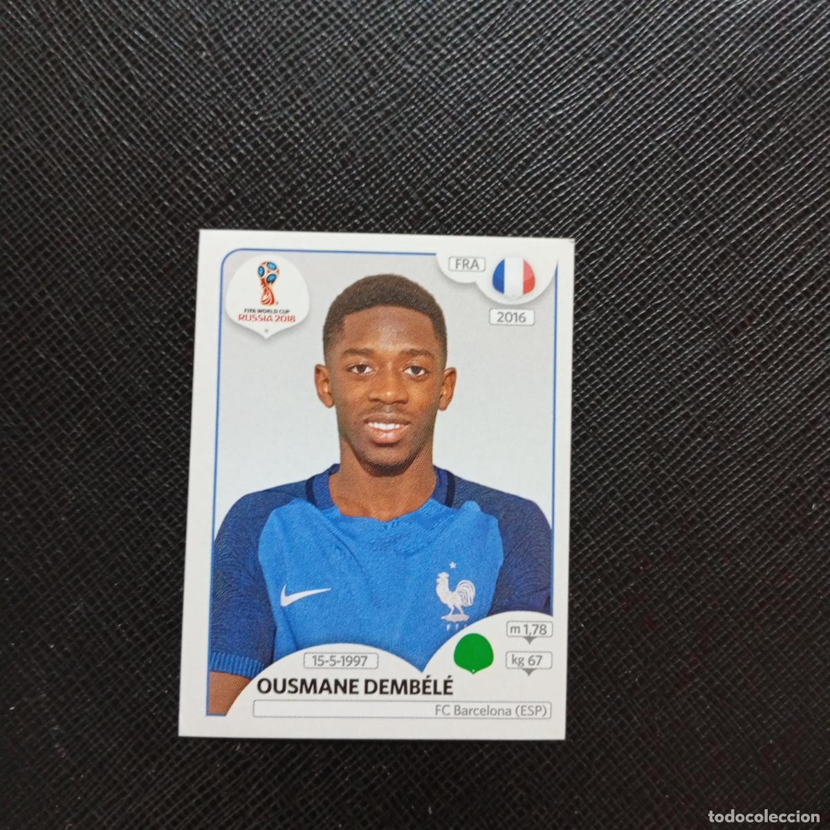 Cromos de f&uacute;tbol: 209 DEMBELE FRANCIA PANINI MUNDIAL RUSIA 2018 CROMO FUTBOL 18 - SIN PEGAR - CJ2 ...