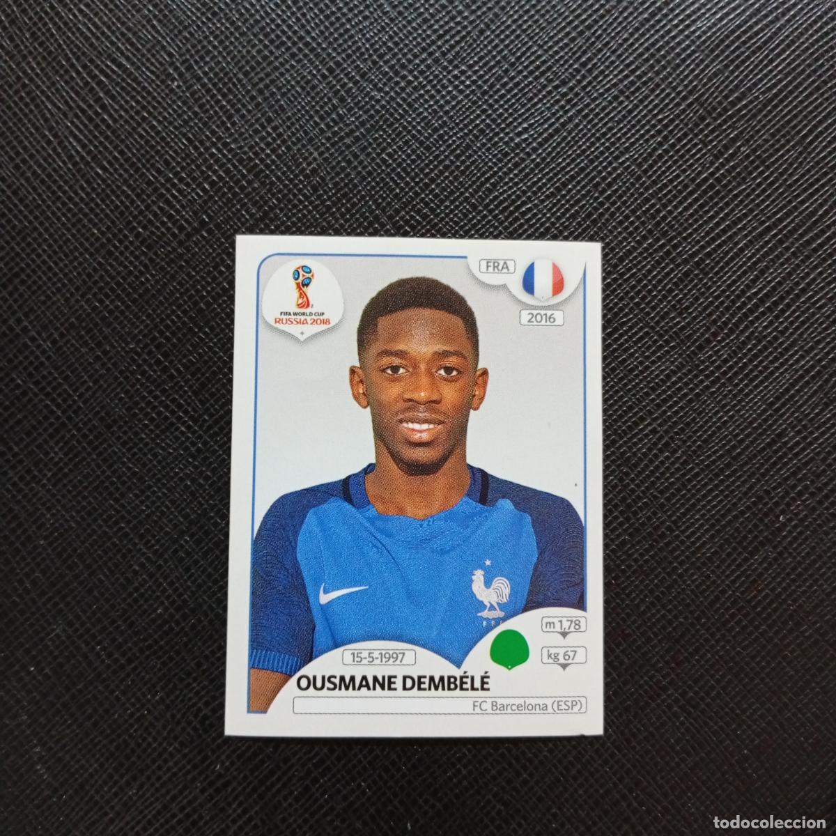 Cromos de f&uacute;tbol: 209 DEMBELE FRANCIA PANINI MUNDIAL RUSIA 2018 CROMO FUTBOL 18 - SIN PEGAR - CJ2 ....
