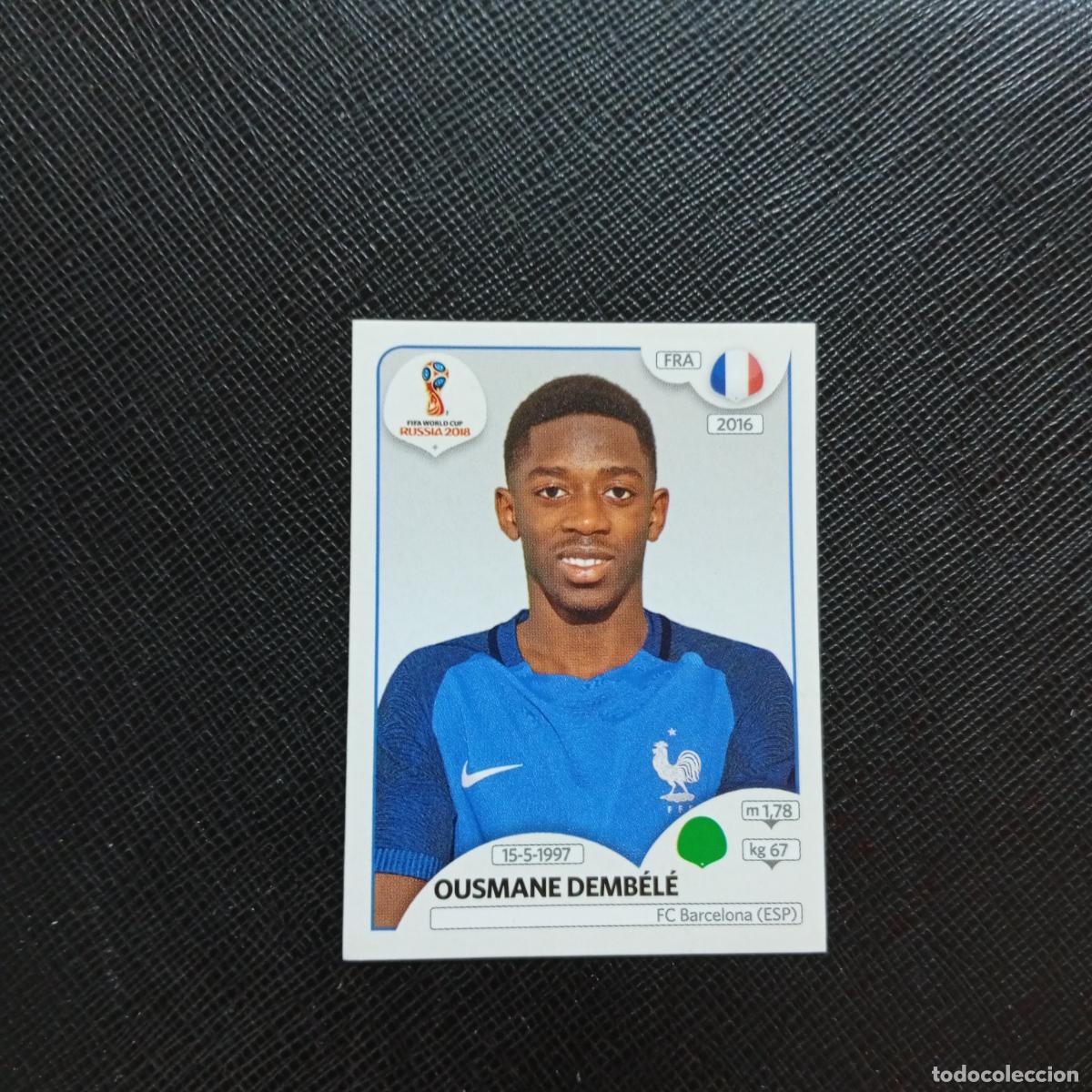 Cromos de f&uacute;tbol: 209 DEMBELE FRANCIA PANINI MUNDIAL RUSIA 2018 CROMO FUTBOL 18 - SIN PEGAR - CJ2 ....