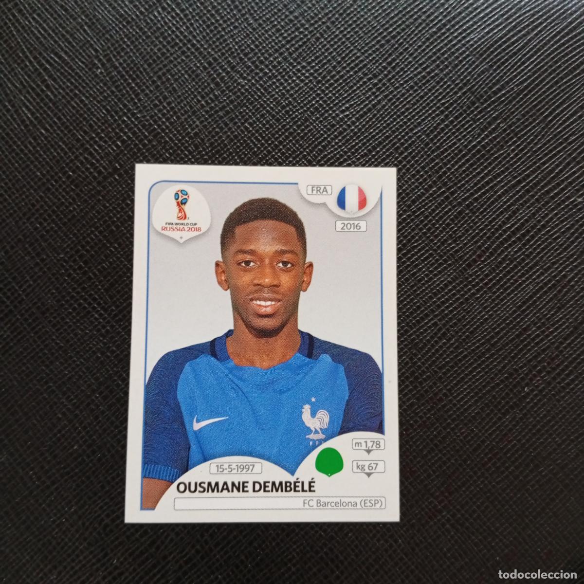 Cromos de f&uacute;tbol: 209 DEMBELE FRANCIA PANINI MUNDIAL RUSIA 2018 CROMO FUTBOL 18 - SIN PEGAR - CJ2 .....