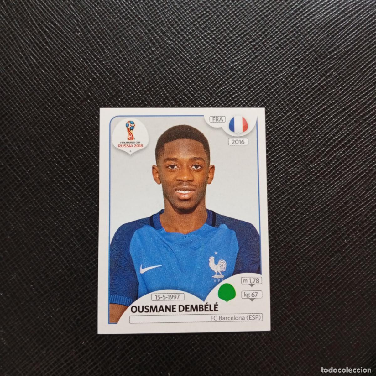 Cromos de f&uacute;tbol: 209 DEMBELE FRANCIA PANINI MUNDIAL RUSIA 2018 CROMO FUTBOL 18 - SIN PEGAR - CJ2 .....