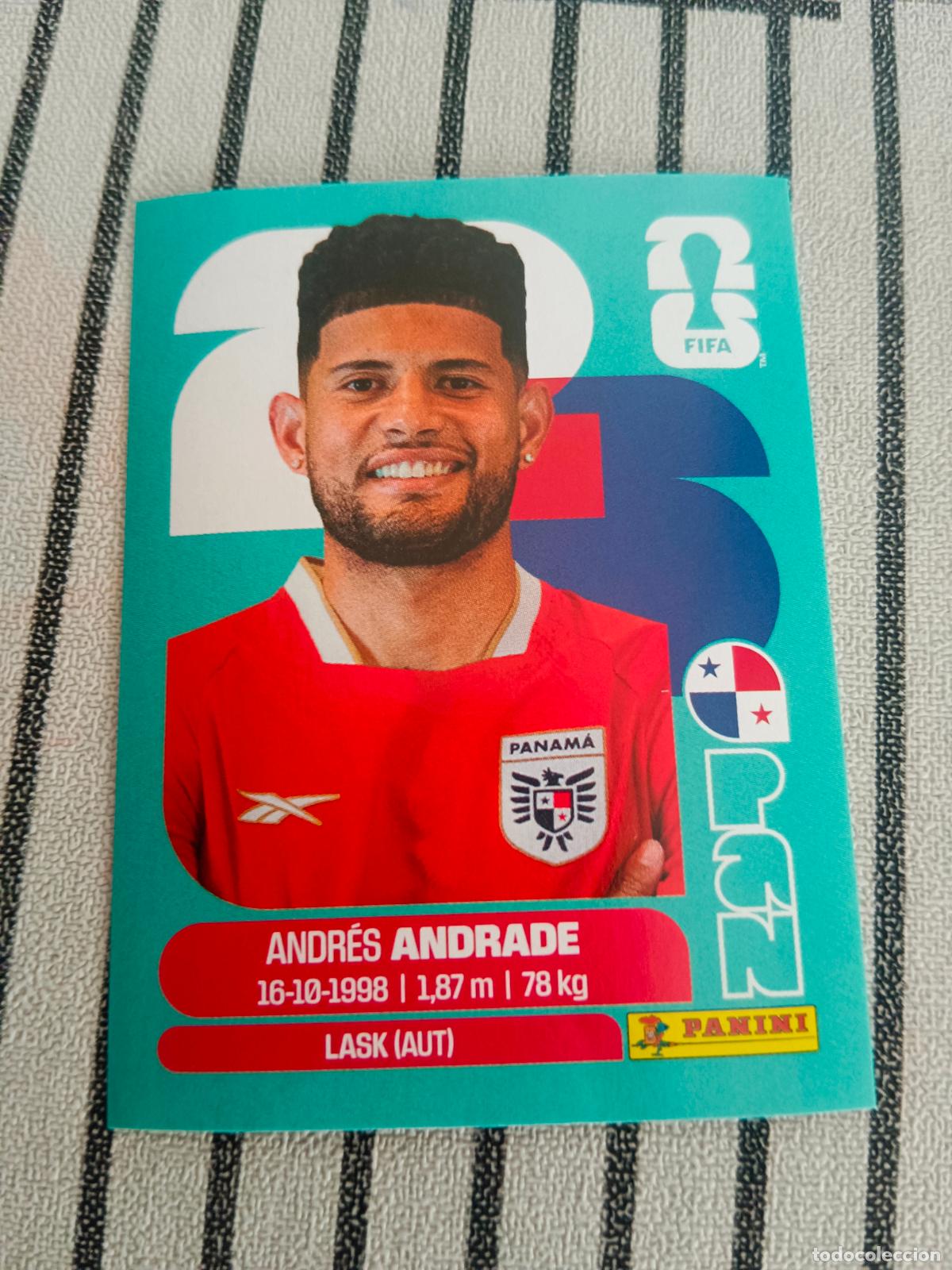 Cromos de f&uacute;tbol: MUNDIAL 2026 ESTADOS UNIDOS USA MEXICO MEJICO CANADA PAN 5 PAN5 ANDRES ANDRADE PANAMA FIFA