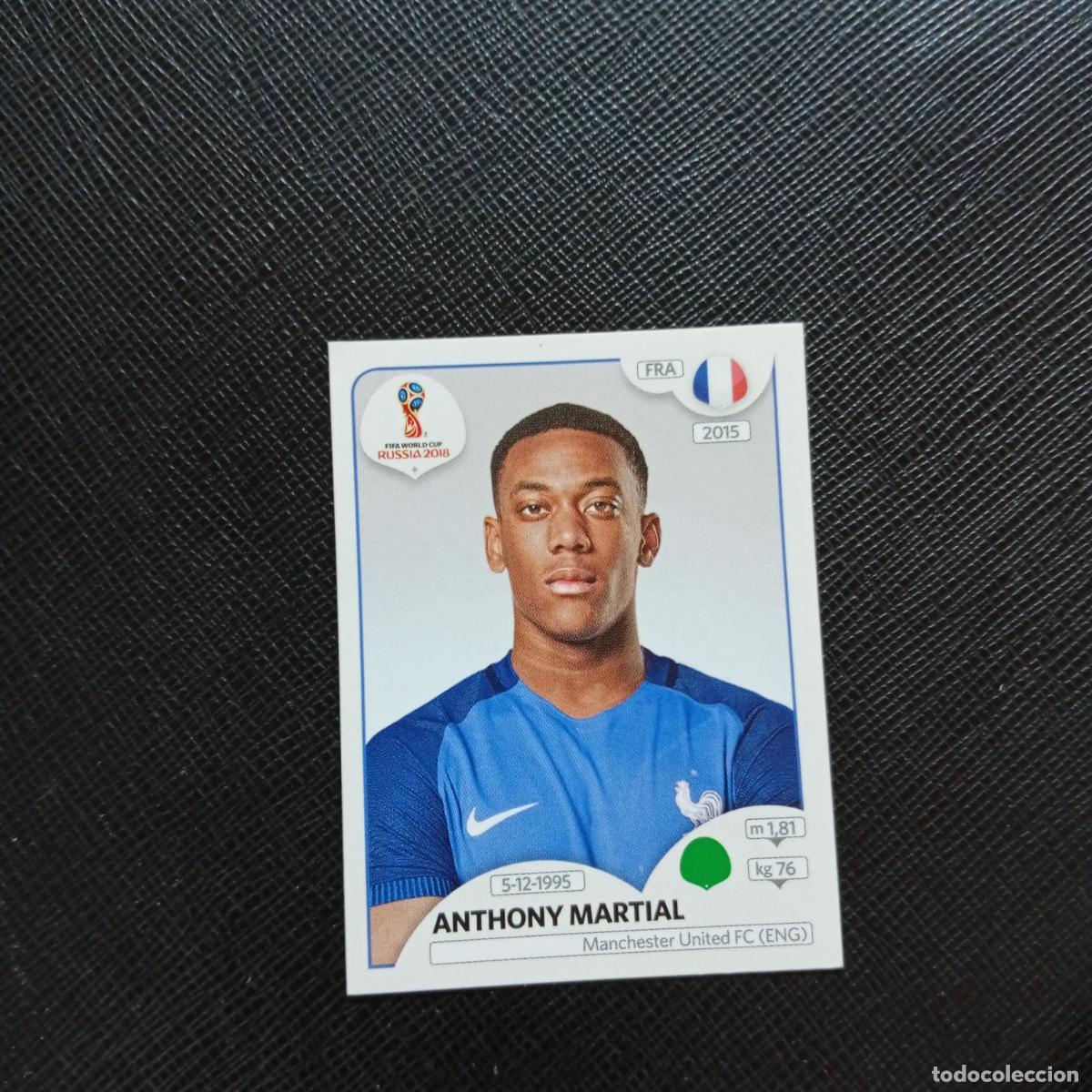 Cromos de f&uacute;tbol: 211 MARTIAL FRANCIA PANINI MUNDIAL RUSIA 2018 CROMO FUTBOL 18 - SIN PEGAR - CJ2