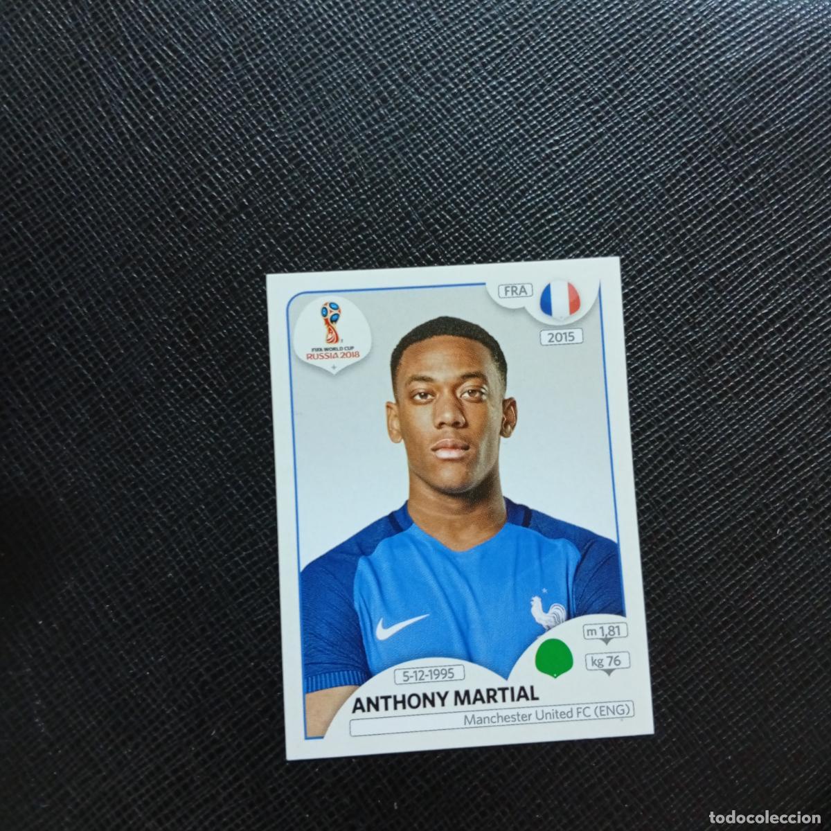 Cromos de f&uacute;tbol: 211 MARTIAL FRANCIA PANINI MUNDIAL RUSIA 2018 CROMO FUTBOL 18 - SIN PEGAR - CJ2 .