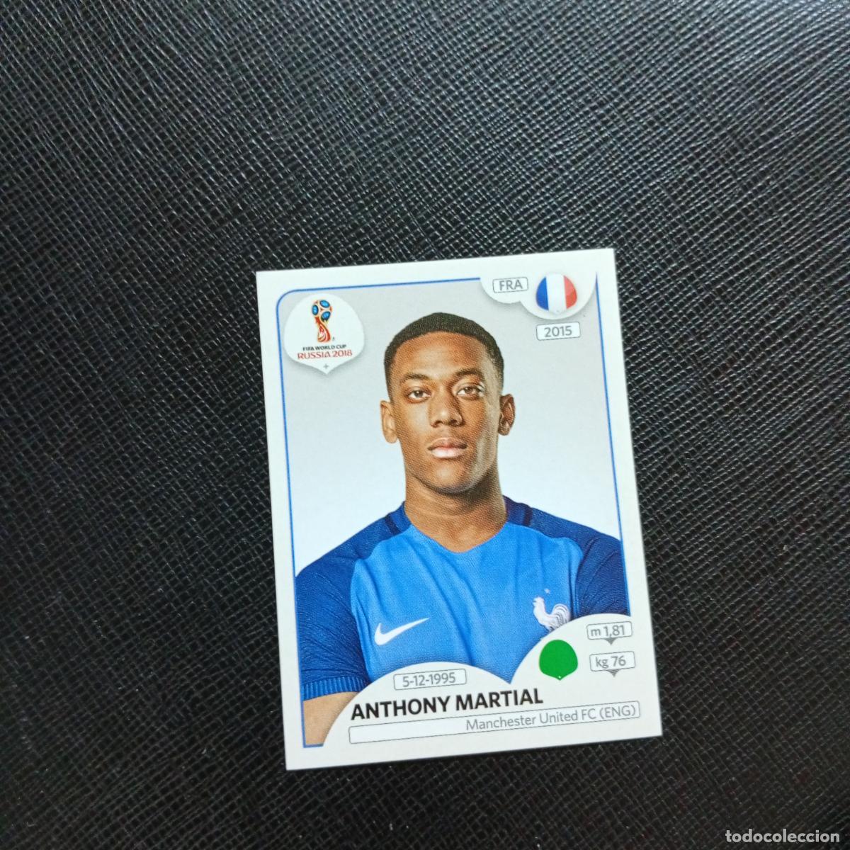 Cromos de f&uacute;tbol: 211 MARTIAL FRANCIA PANINI MUNDIAL RUSIA 2018 CROMO FUTBOL 18 - SIN PEGAR - CJ2 ..