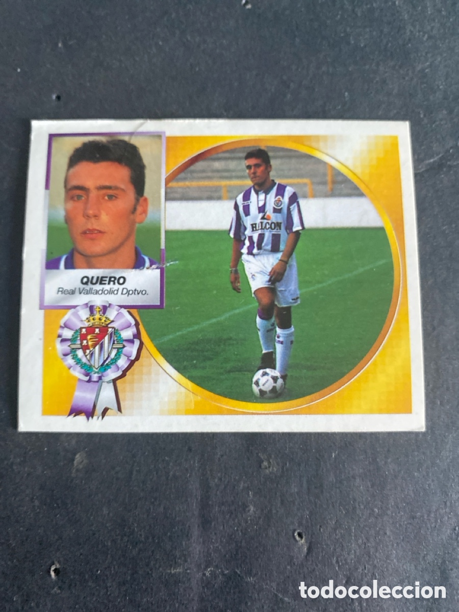 Figurine di Calcio: Cromo liga 94/95 R Valladolid Quero coloca nunca pegado