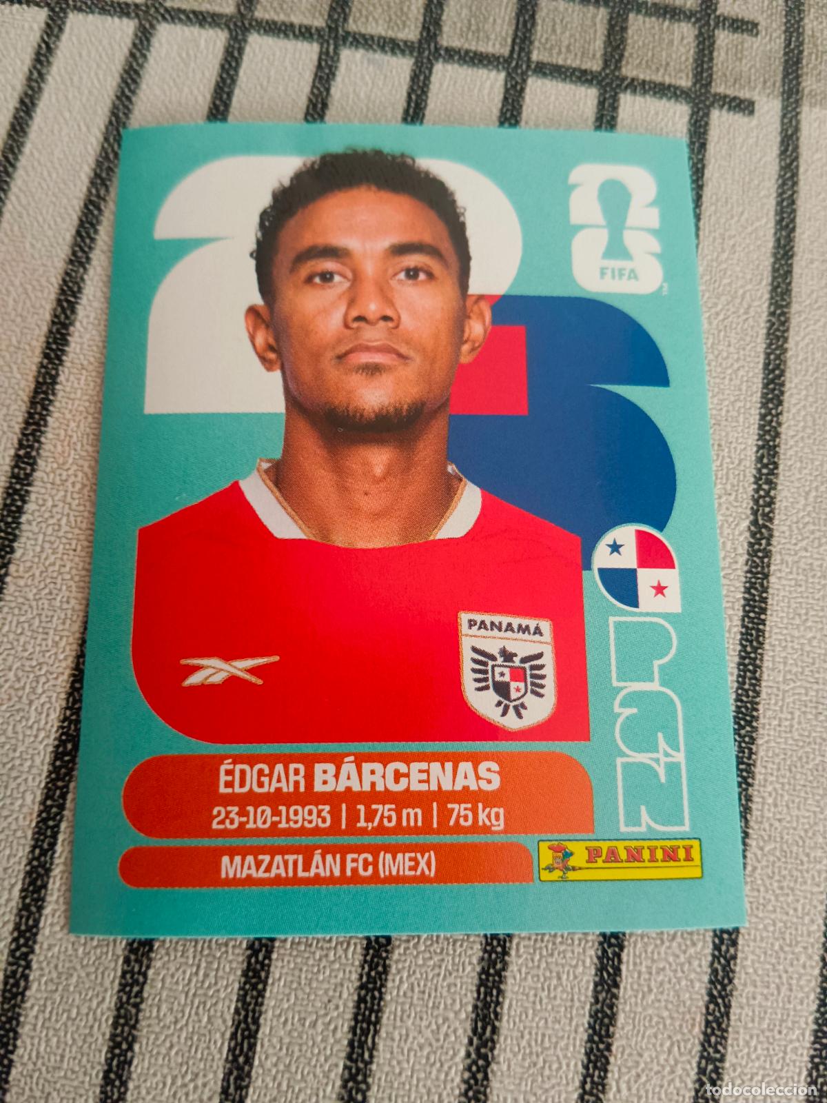 Football Stickers: MUNDIAL 2026 ESTADOS UNIDOS USA MEXICO MEJICO CANADA PAN 14 PAN14 EDGAR BARCENAS PANAMA FIFA