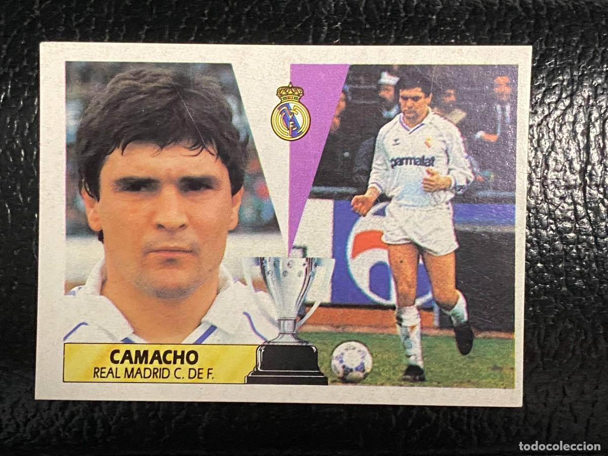 Cromos de Futebol: Cromo f&uacute;tbol Camacho (Real Madrid), perfecto estado. Liga 87-88, Ediciones Este.