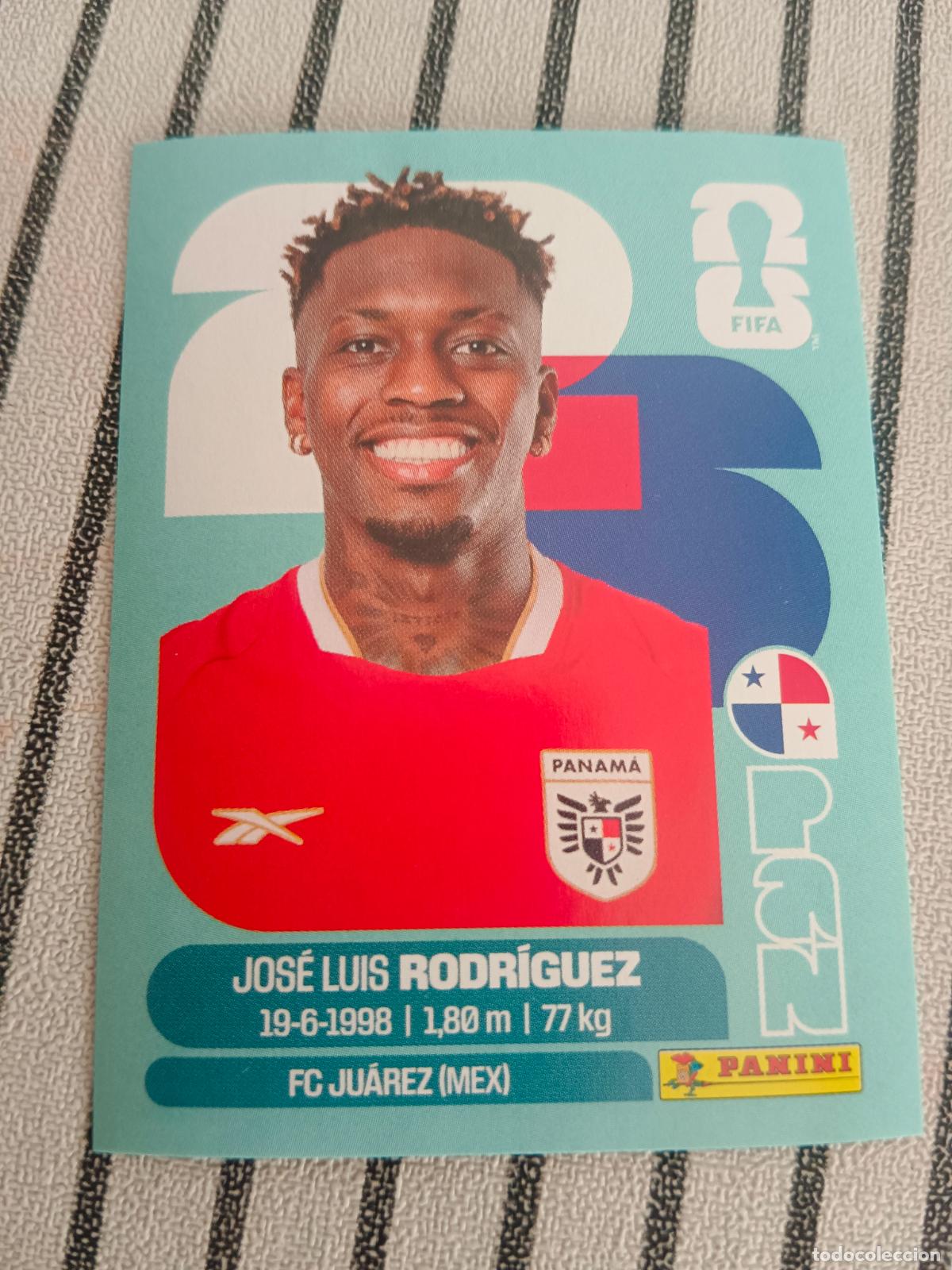 Cromos de f&uacute;tbol: MUNDIAL 2026 ESTADOS UNIDOS USA MEXICO MEJICO CANADA PAN 19 PAN19 JOSE LUIS RODRIGUEZ PANAMA FIFA