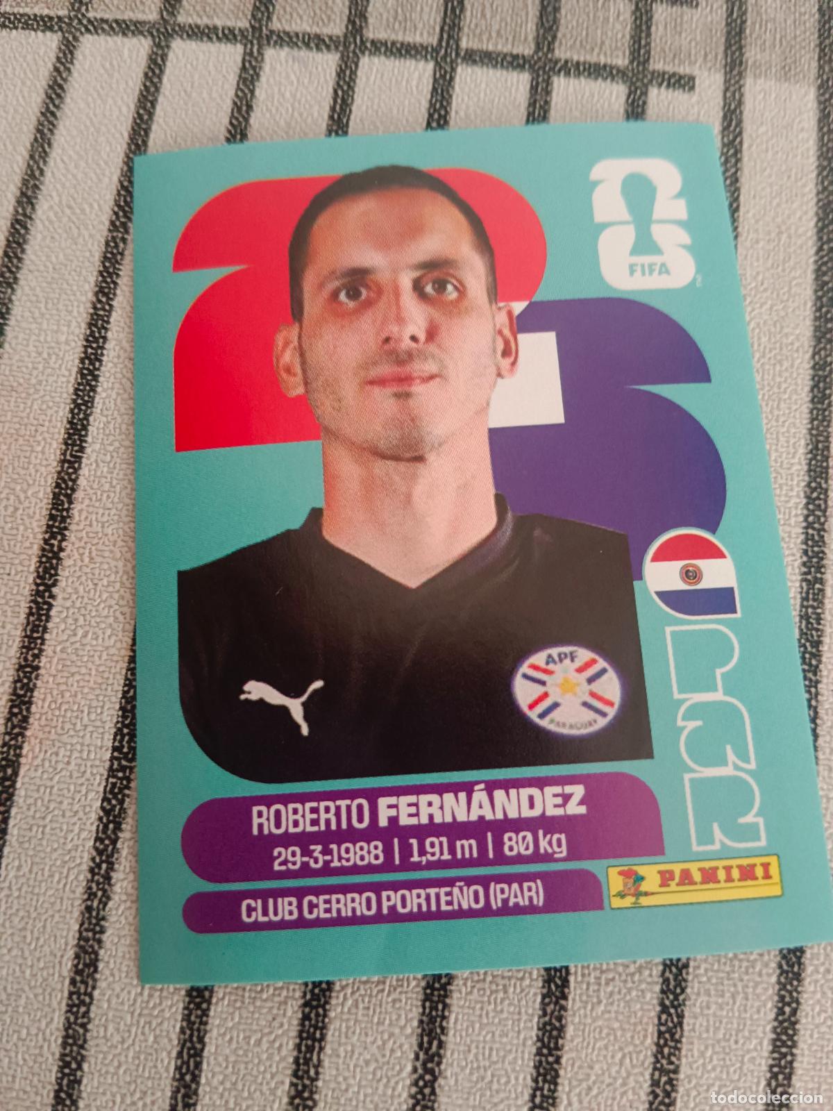 Cromos de f&uacute;tbol: MUNDIAL 2026 ESTADOS UNIDOS USA MEXICO MEJICO CANADA PAR 2 PAR2 ROBERTO FERNANDEZ PARAGUAY FIFA