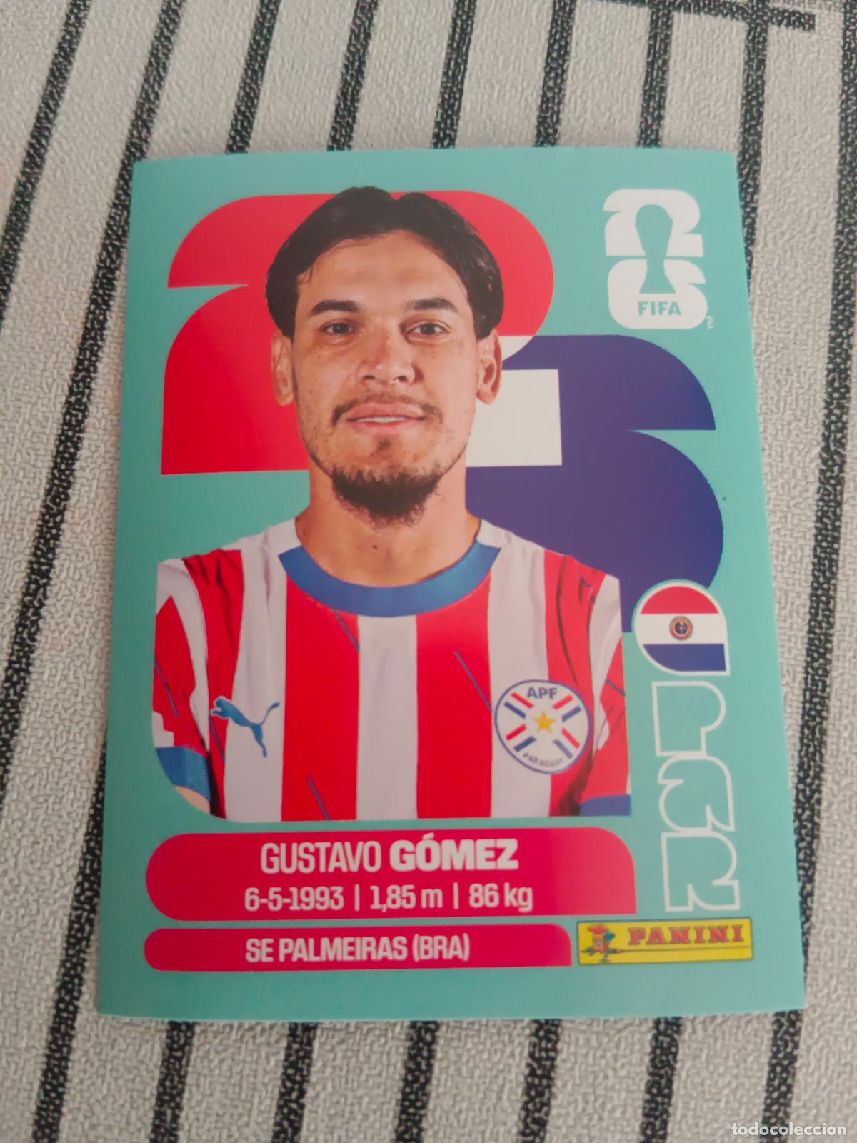 Cromos de f&uacute;tbol: MUNDIAL 2026 ESTADOS UNIDOS USA MEXICO MEJICO CANADA PAR 4 PAR4 GUSTAVO GOMEZ PARAGUAY FIFA