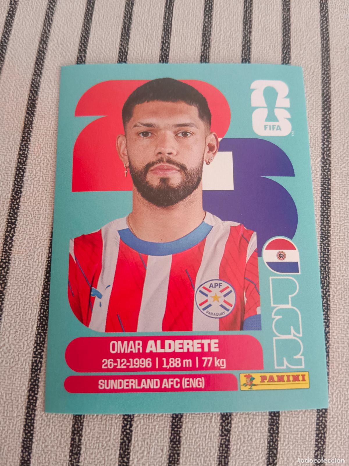 Cromos de f&uacute;tbol: MUNDIAL 2026 ESTADOS UNIDOS USA MEXICO MEJICO CANADA PAR 7 PAR7 OMAR ALDERETE PARAGUAY FIFA