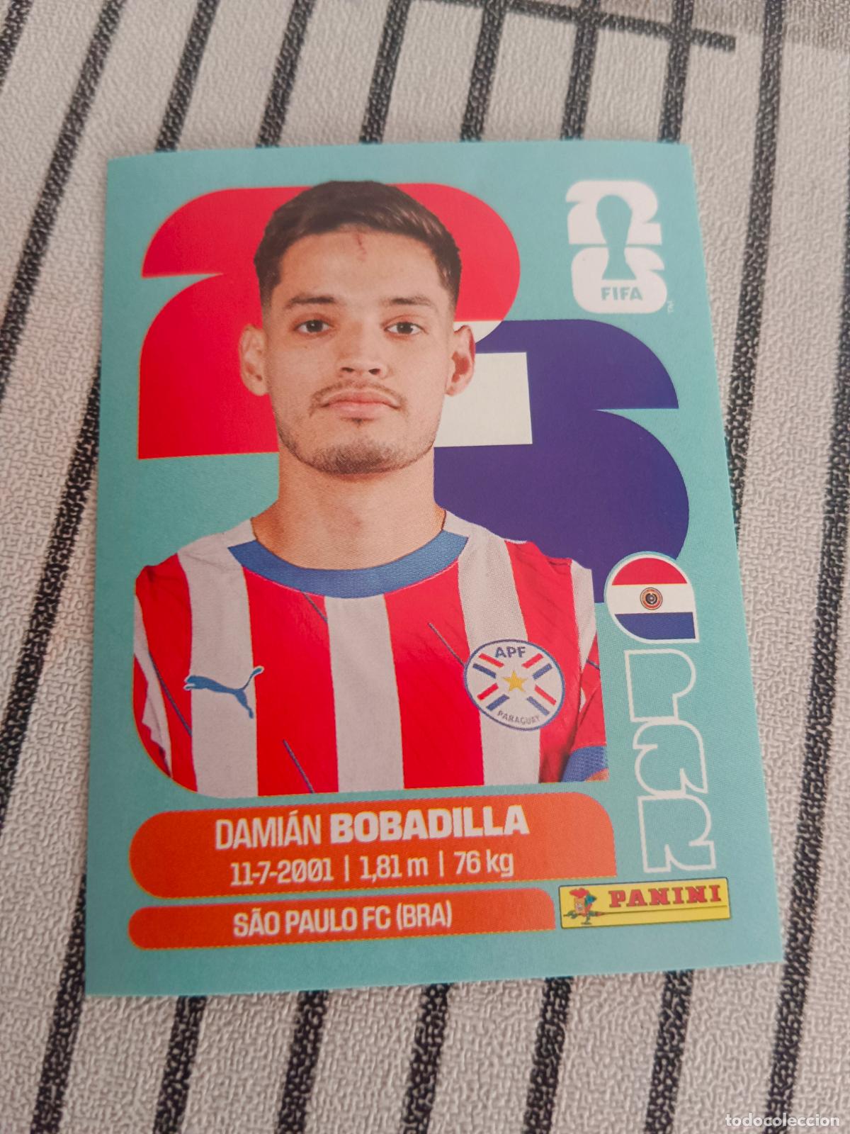 Cromos de f&uacute;tbol: MUNDIAL 2026 ESTADOS UNIDOS USA MEXICO MEJICO CANADA PAR 11 PAR11 DAMIAN BOBADILLA PARAGUAY FIFA