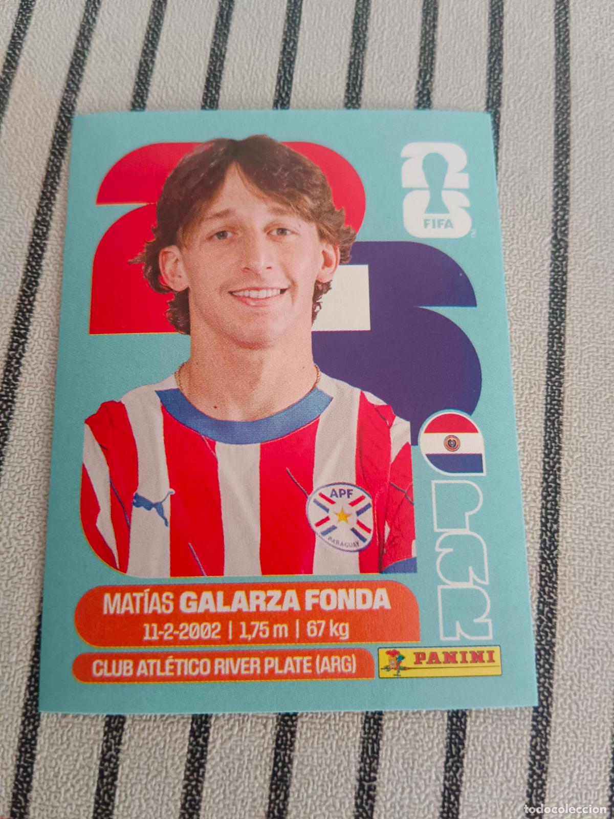 Cromos de f&uacute;tbol: MUNDIAL 2026 ESTADOS UNIDOS USA MEXICO MEJICO CANADA PAR 14 PAR14 GALARZA FONDA PARAGUAY FIFA