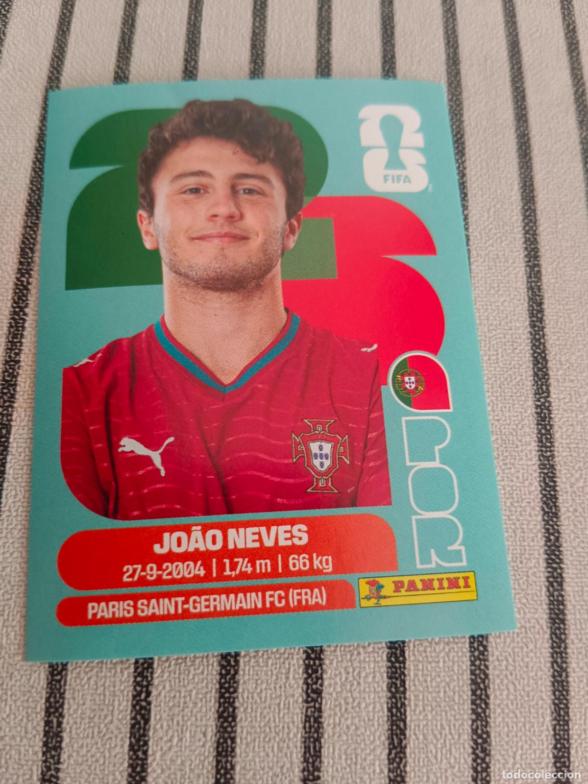 Cromos de f&uacute;tbol: MUNDIAL 2026 ESTADOS UNIDOS USA MEXICO MEJICO CANADA POR 14 POR14 JOAO NEVES PORTUGAL FIFA